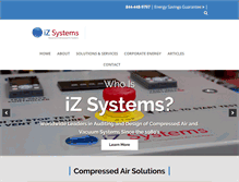 Tablet Screenshot of izsystems.com